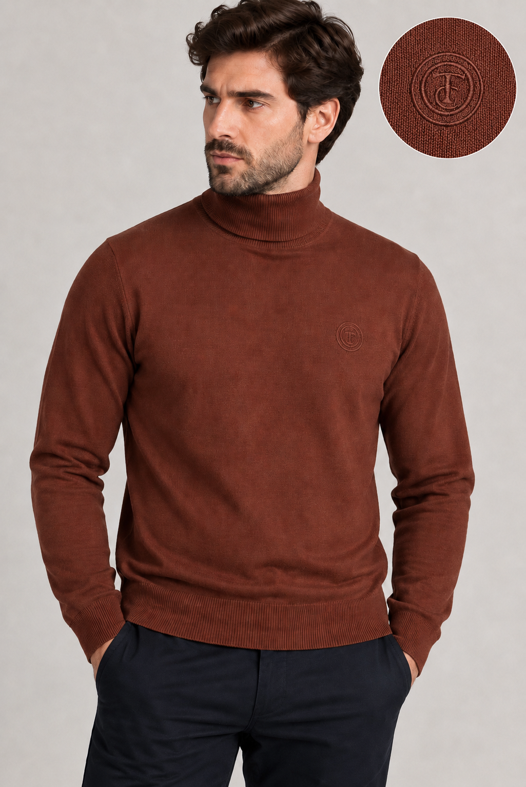 Maglia dolcevita Trussardi da uomo