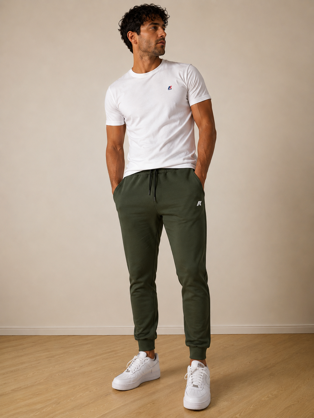 Pantalone Tuta Uomo K-Way Interno Garzato